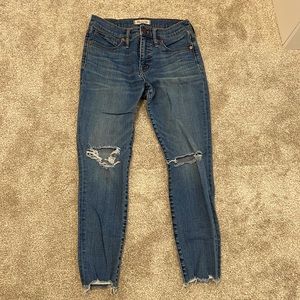 Madewell 9” high rise skinny Jean - size 28 petite